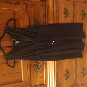 Black dress cover-up